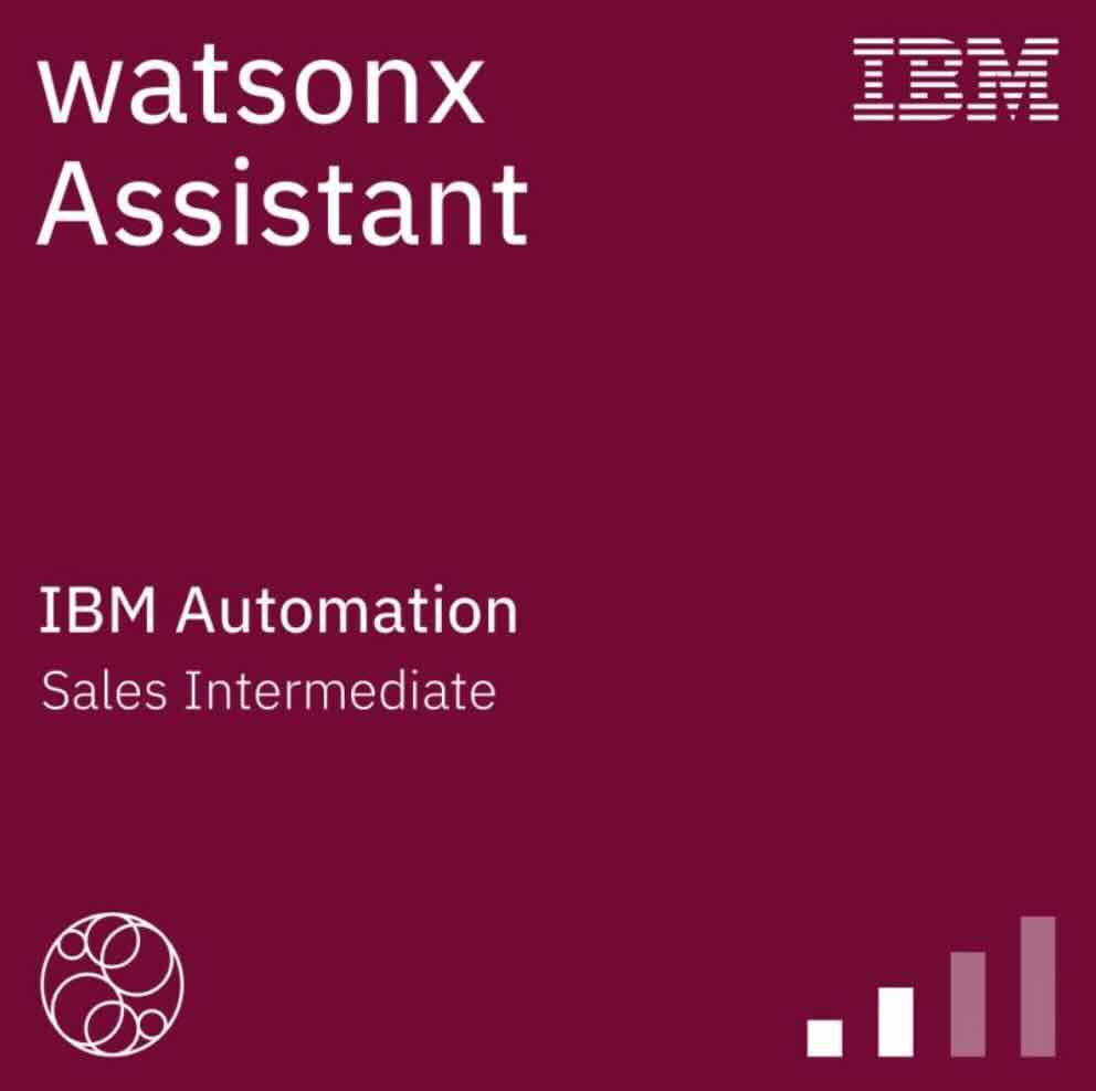 watsonx Assistant Sales Intermediate