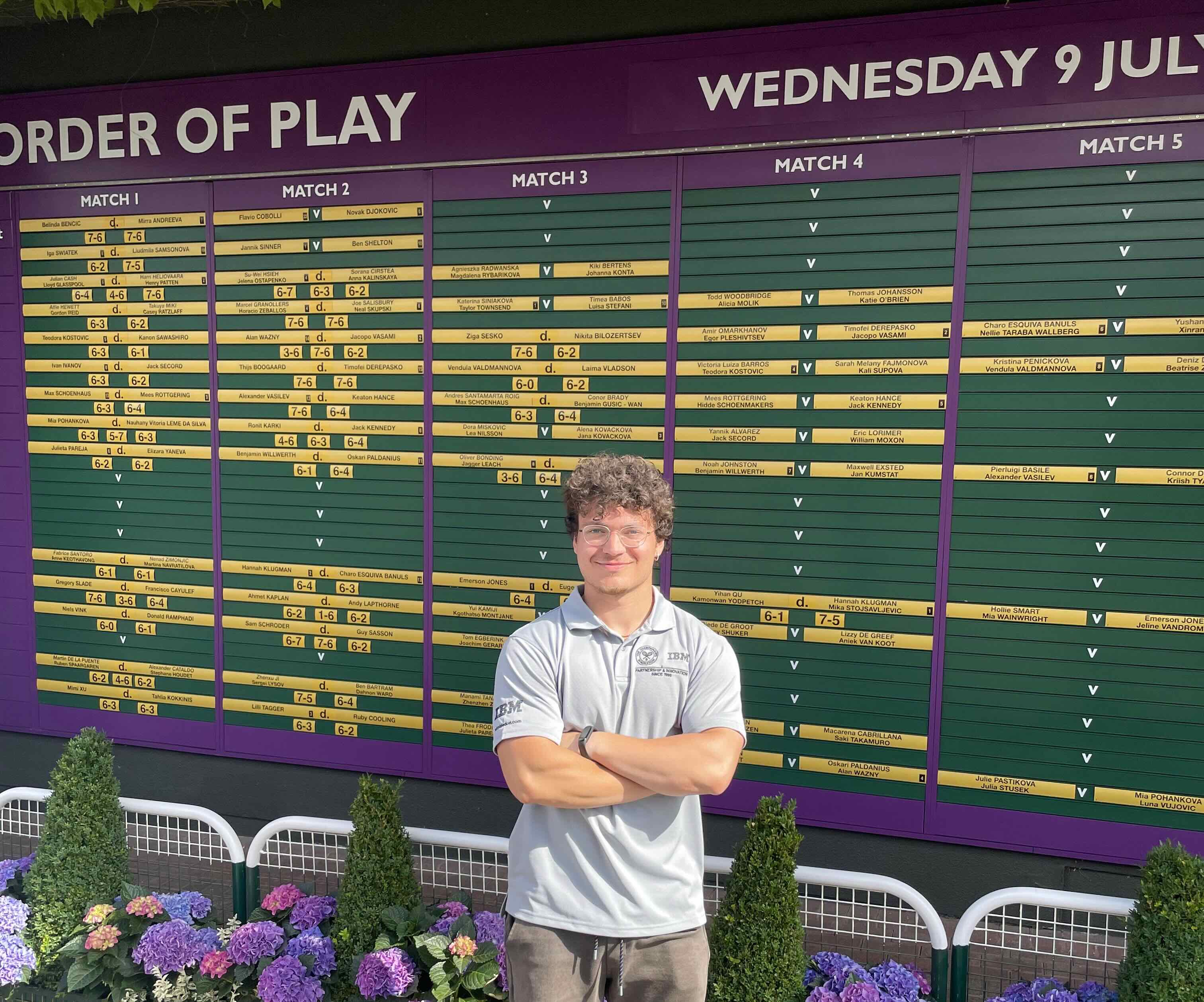Selected for Wimbledon's Elite Team